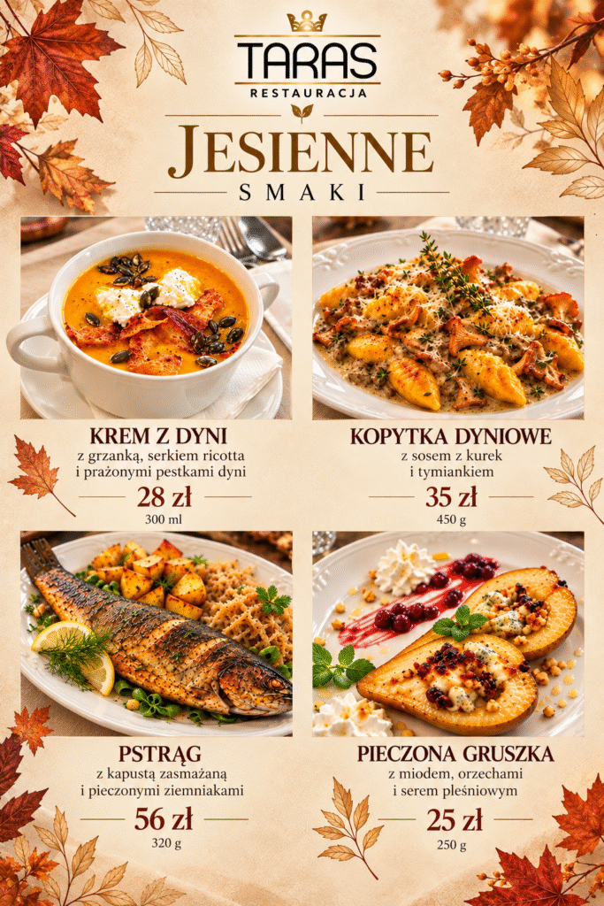 Jesienne menu